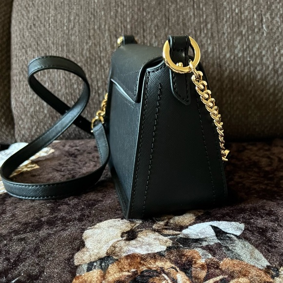 MICHAEL KORS Sylvia Small Flap Closure Gold-Tone Hardware Crossbody Bag NWT - Picture 10 of 15